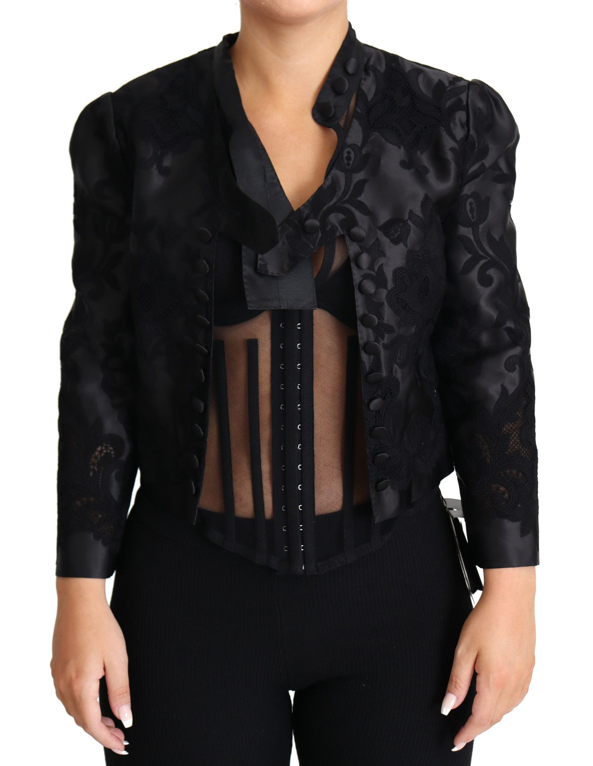 Dolce & Gabbana blazers for women in black, product view 1