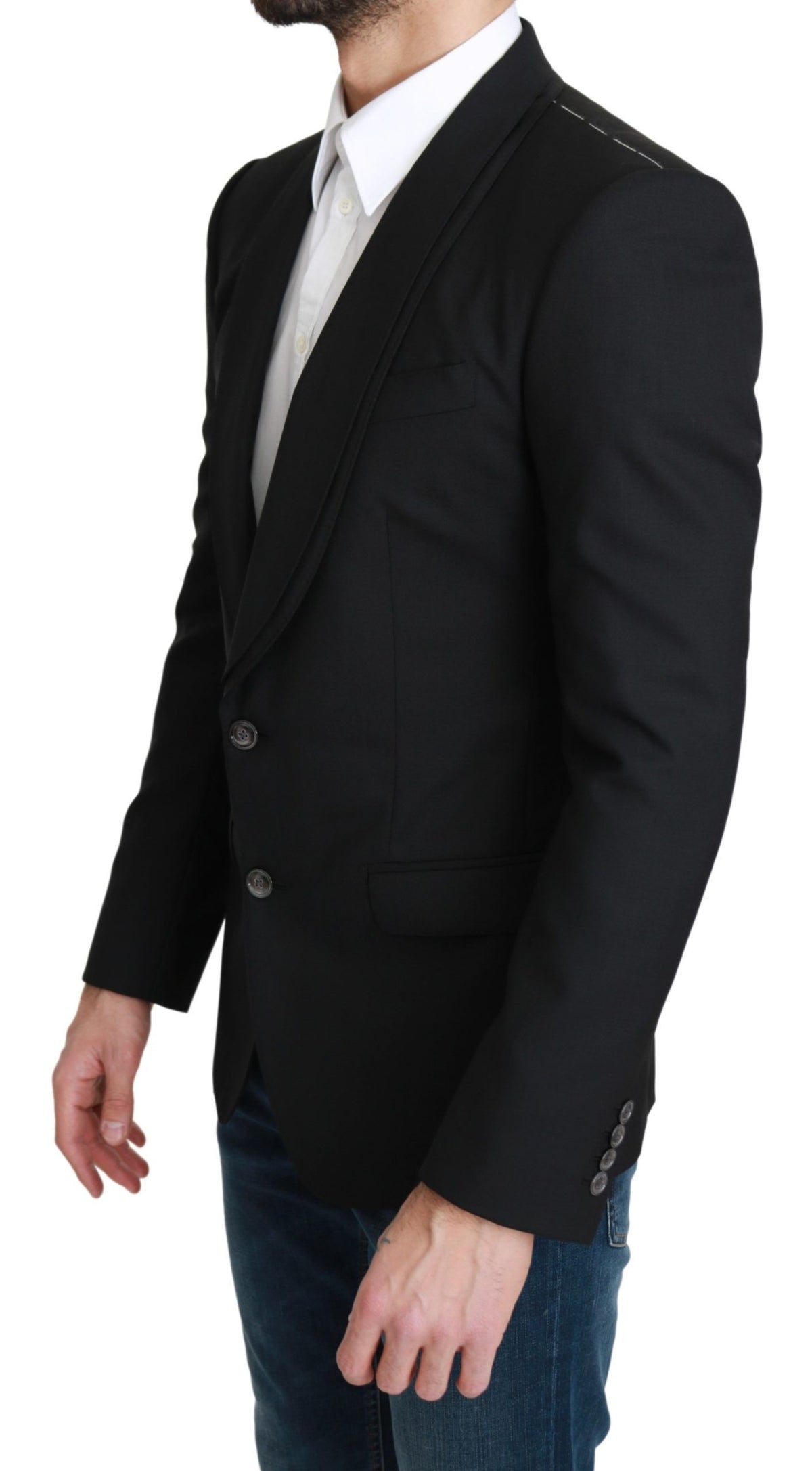 Dolce & Gabbana blazers for men in black, product view 2