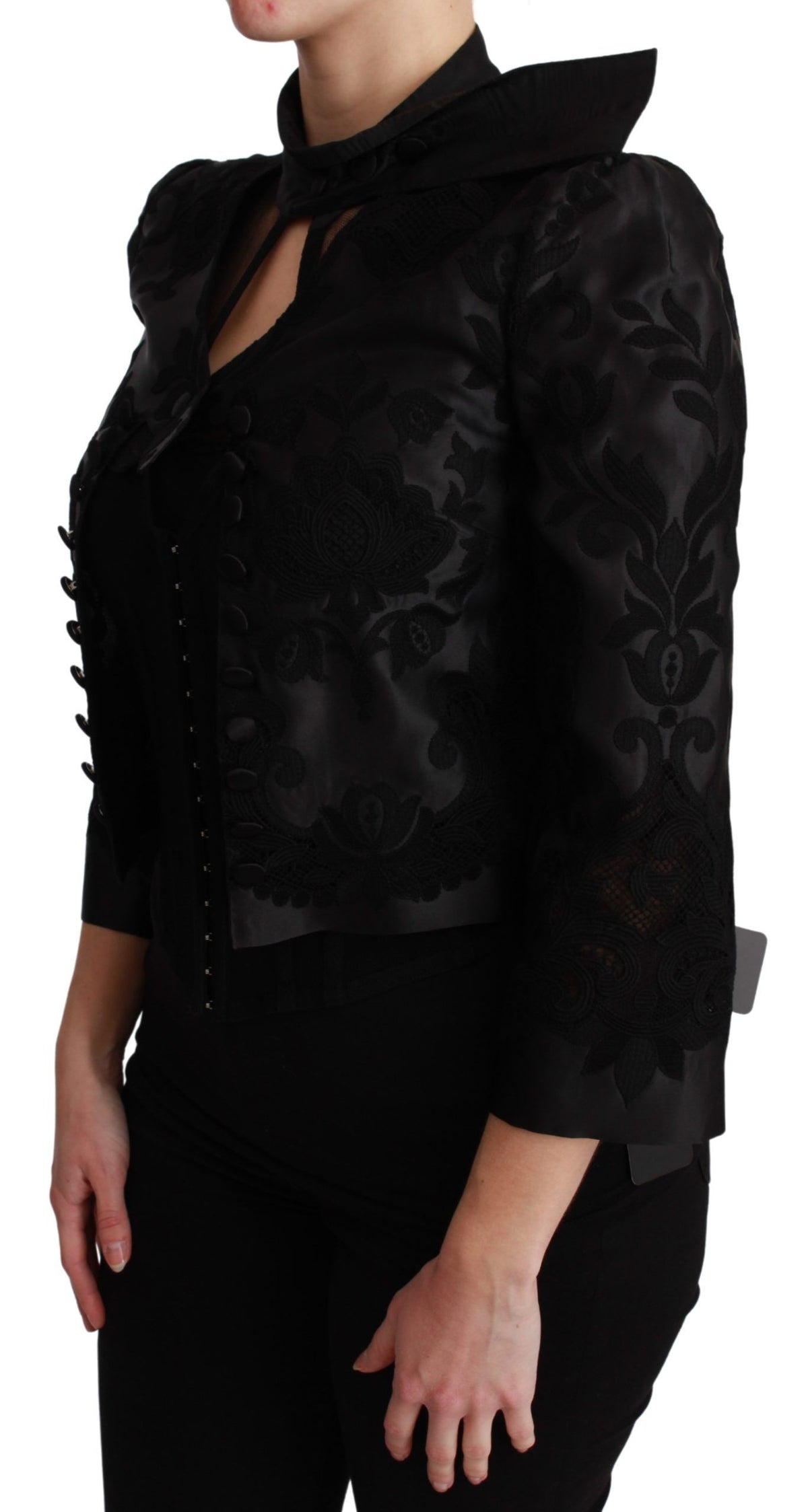 Dolce & Gabbana blazers for women in black, product view 3