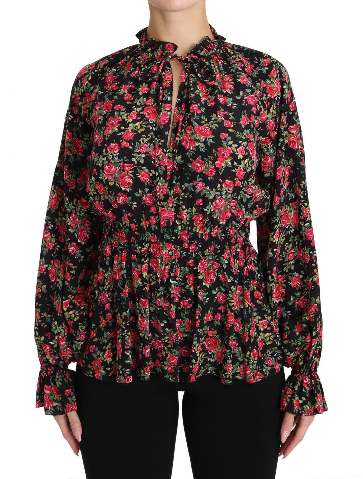 Dolce & Gabbana blouses for women in black, product view 1