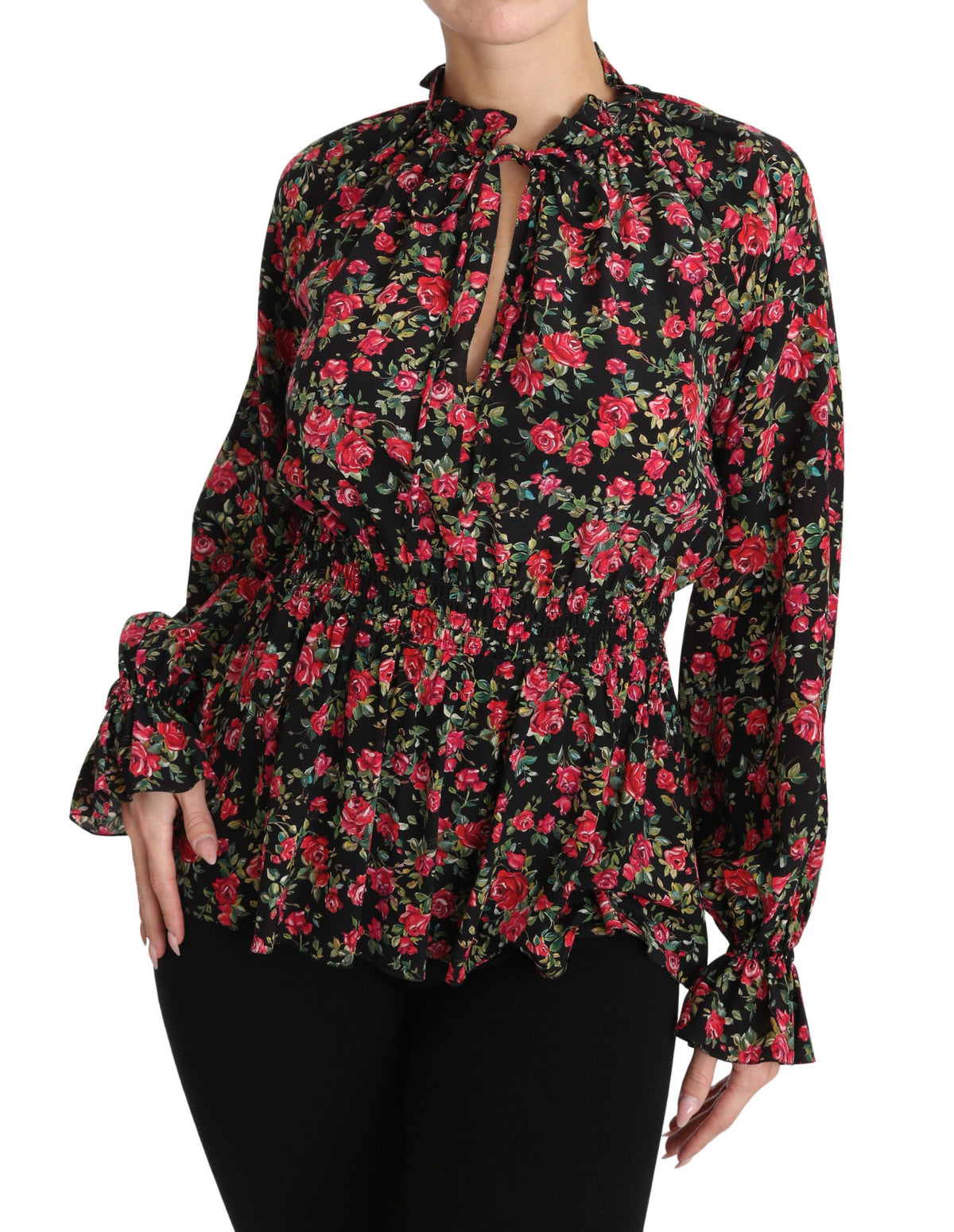 Dolce & Gabbana blouses for women in black, product view 4
