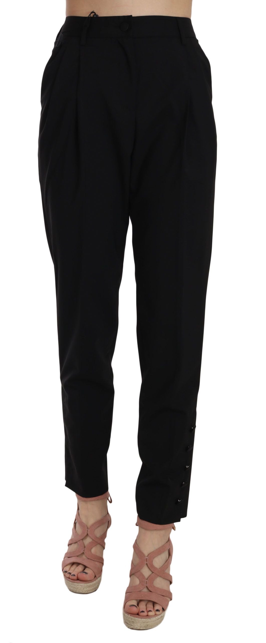 Dolce & Gabbana casual pants for women in black, product view 1