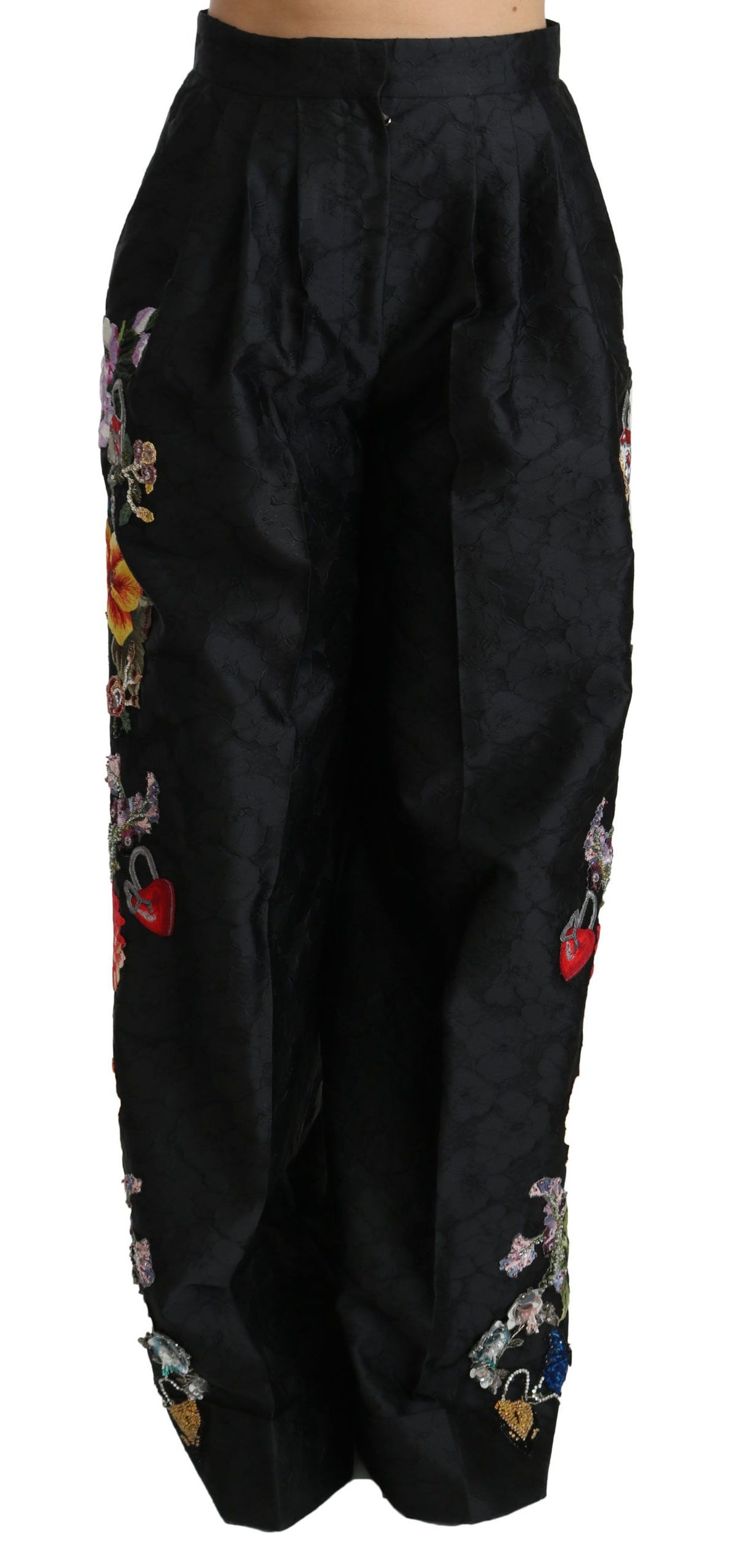 Dolce & Gabbana casual pants for women in black, product view 1