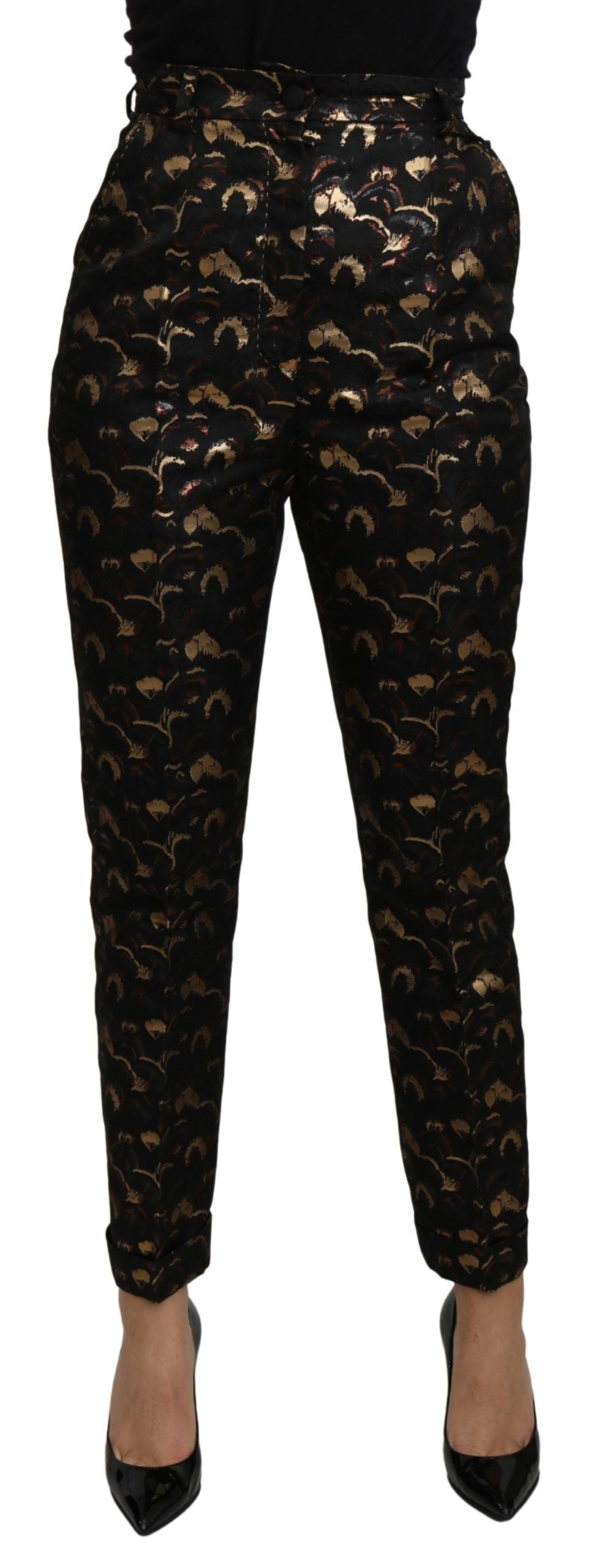Dolce & Gabbana casual pants for women in black, product view 1