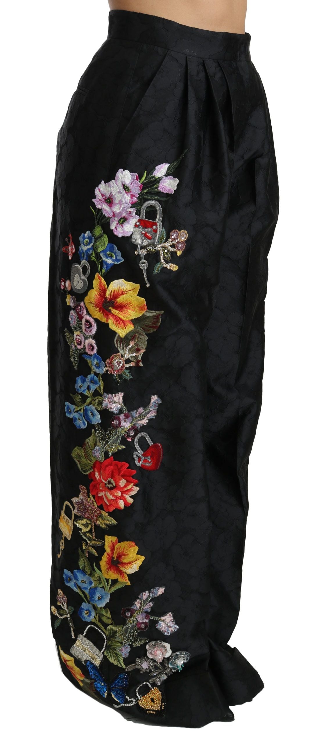 Dolce & Gabbana casual pants for women in black, product view 3