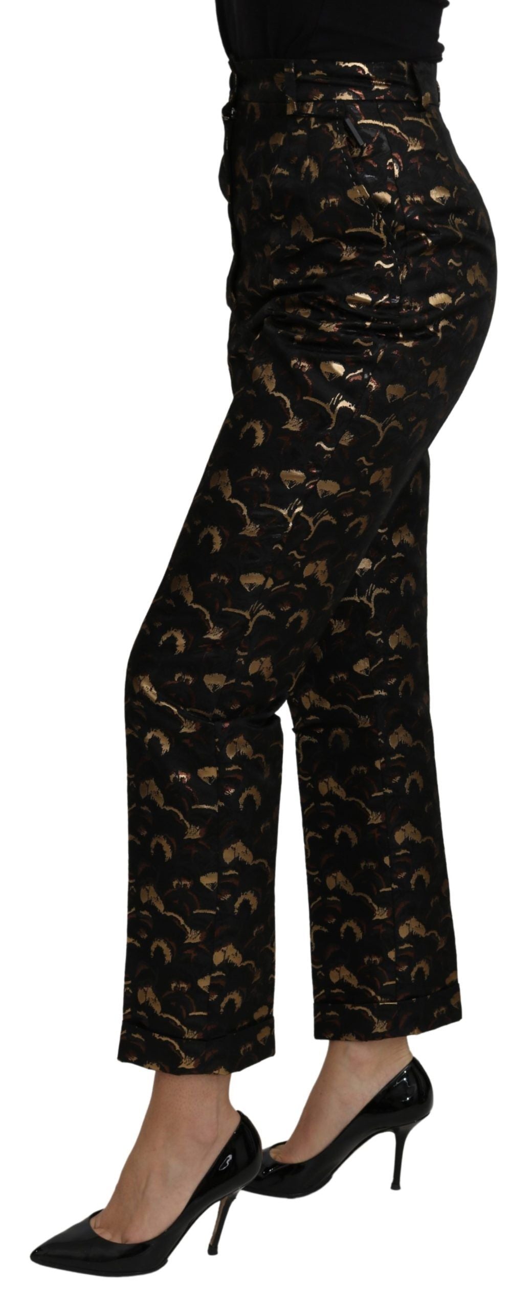 Dolce & Gabbana casual pants for women in black, product view 3