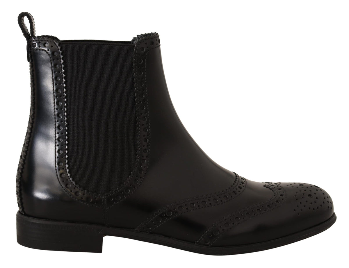 Dolce & Gabbana chelsea boots for women in black, product view 1