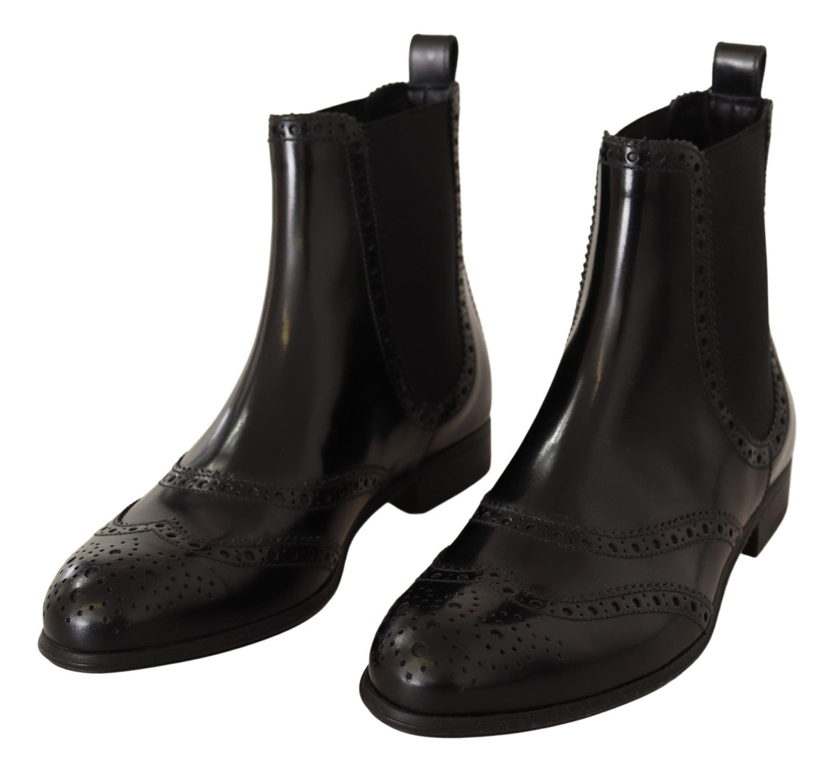 Dolce & Gabbana chelsea boots for women in black, product view 2