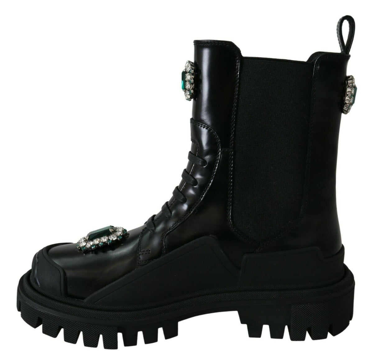 Dolce & Gabbana chelsea boots for women in black, product view 3
