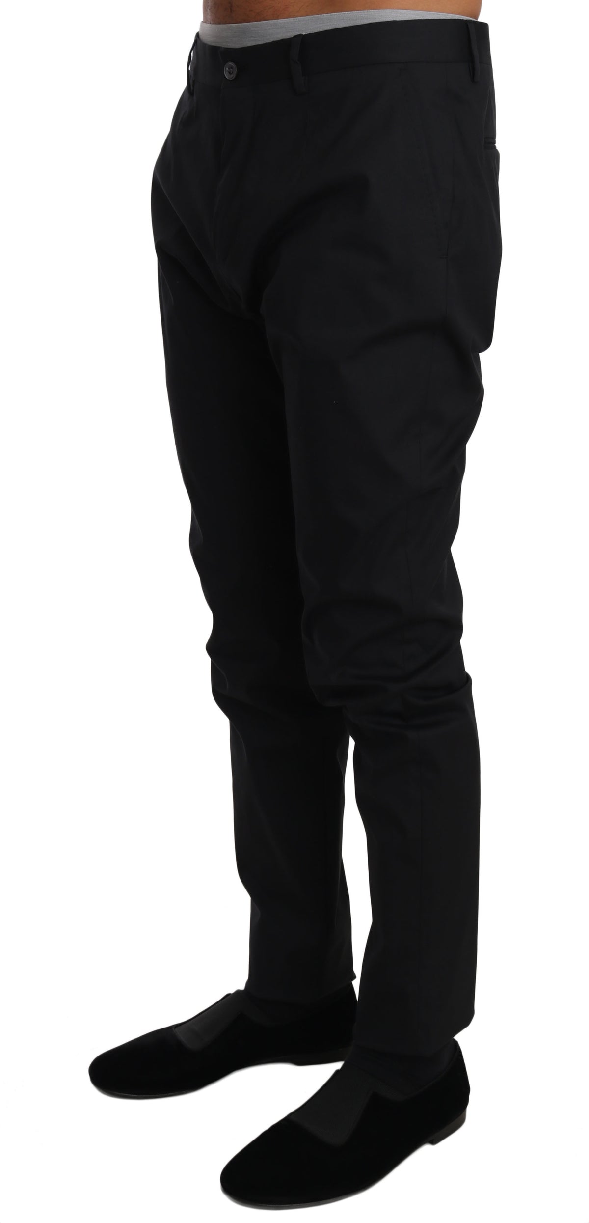 Dolce & Gabbana dress pants for men in black, product view 3