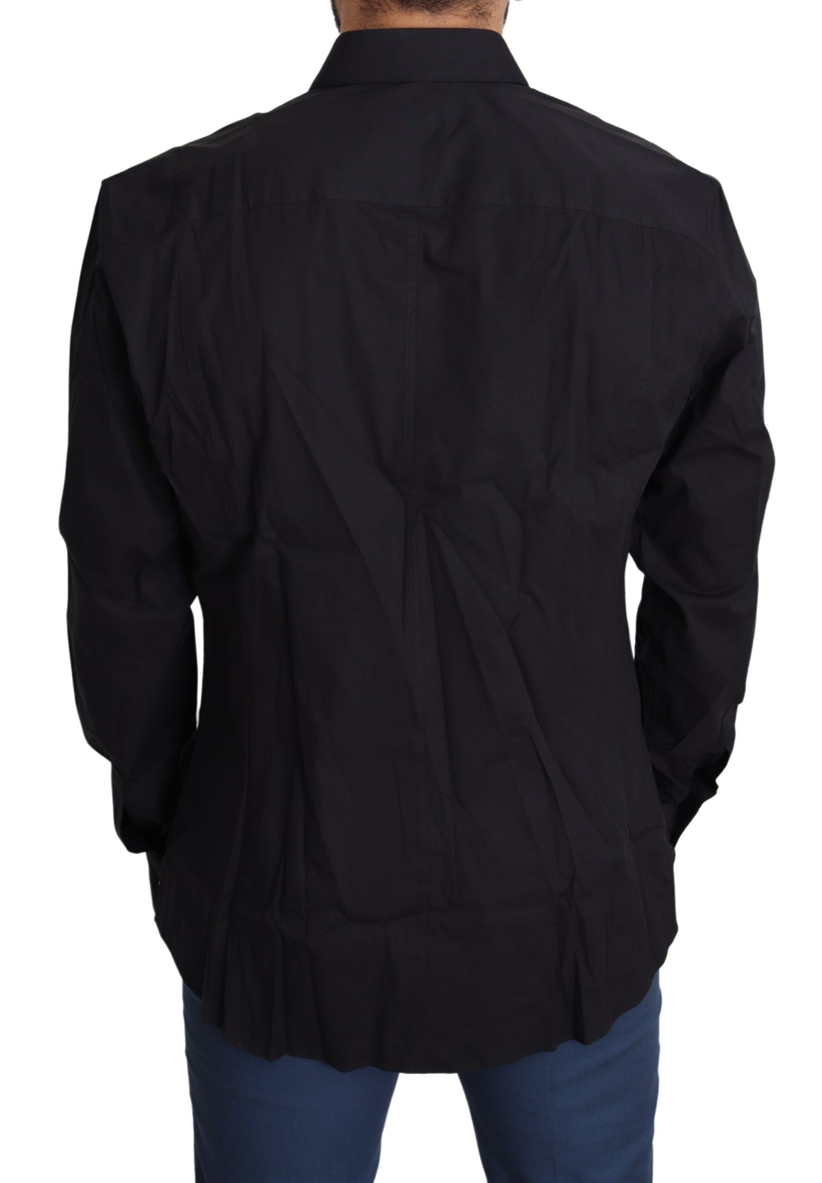 Dolce & Gabbana dress shirts for men in black, product view 3