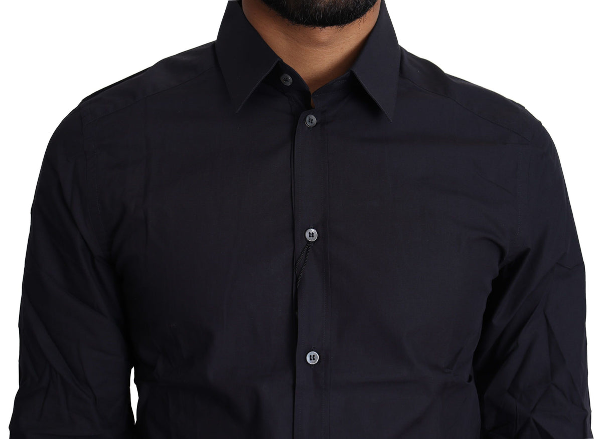 Dolce & Gabbana dress shirts for men in black, product view 3
