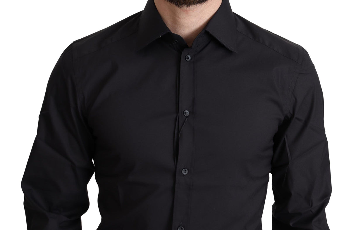 Dolce & Gabbana dress shirts for men in black, product view 4