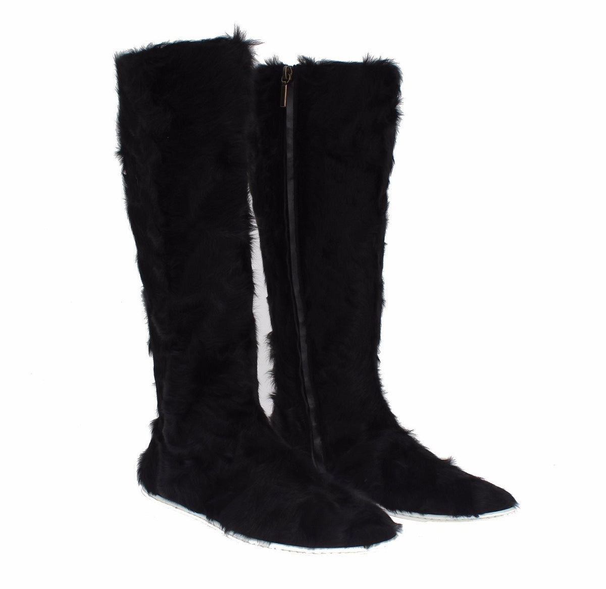 Dolce & Gabbana flat for women in black, product view 3