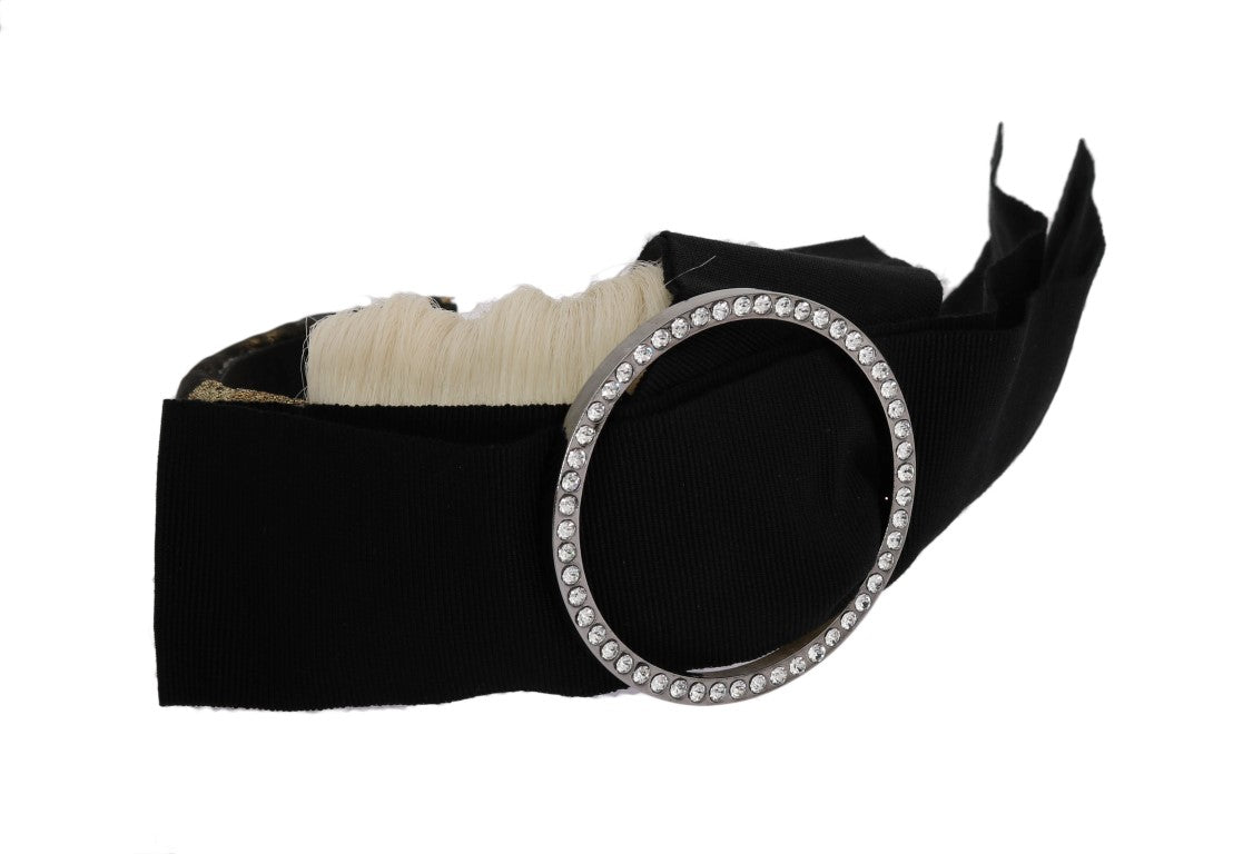 Dolce & Gabbana headbands for women in black, product view 4