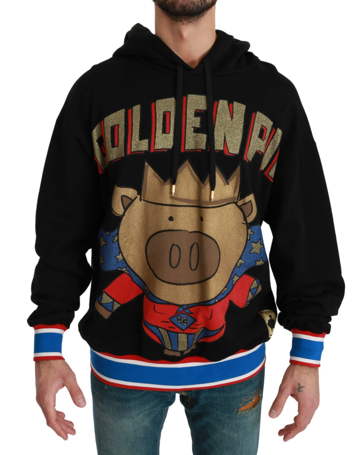 Dolce & Gabbana hoodies for men in black, product view 1