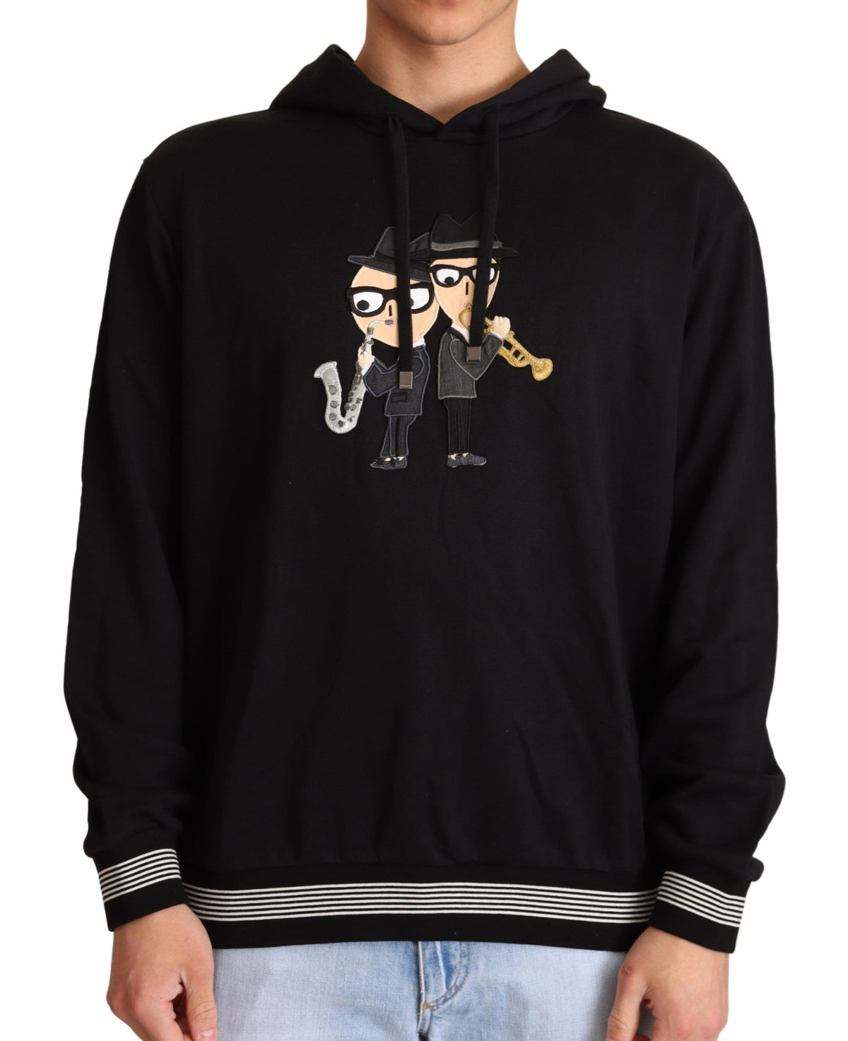 Dolce & Gabbana hoodies for men in black, product view 1
