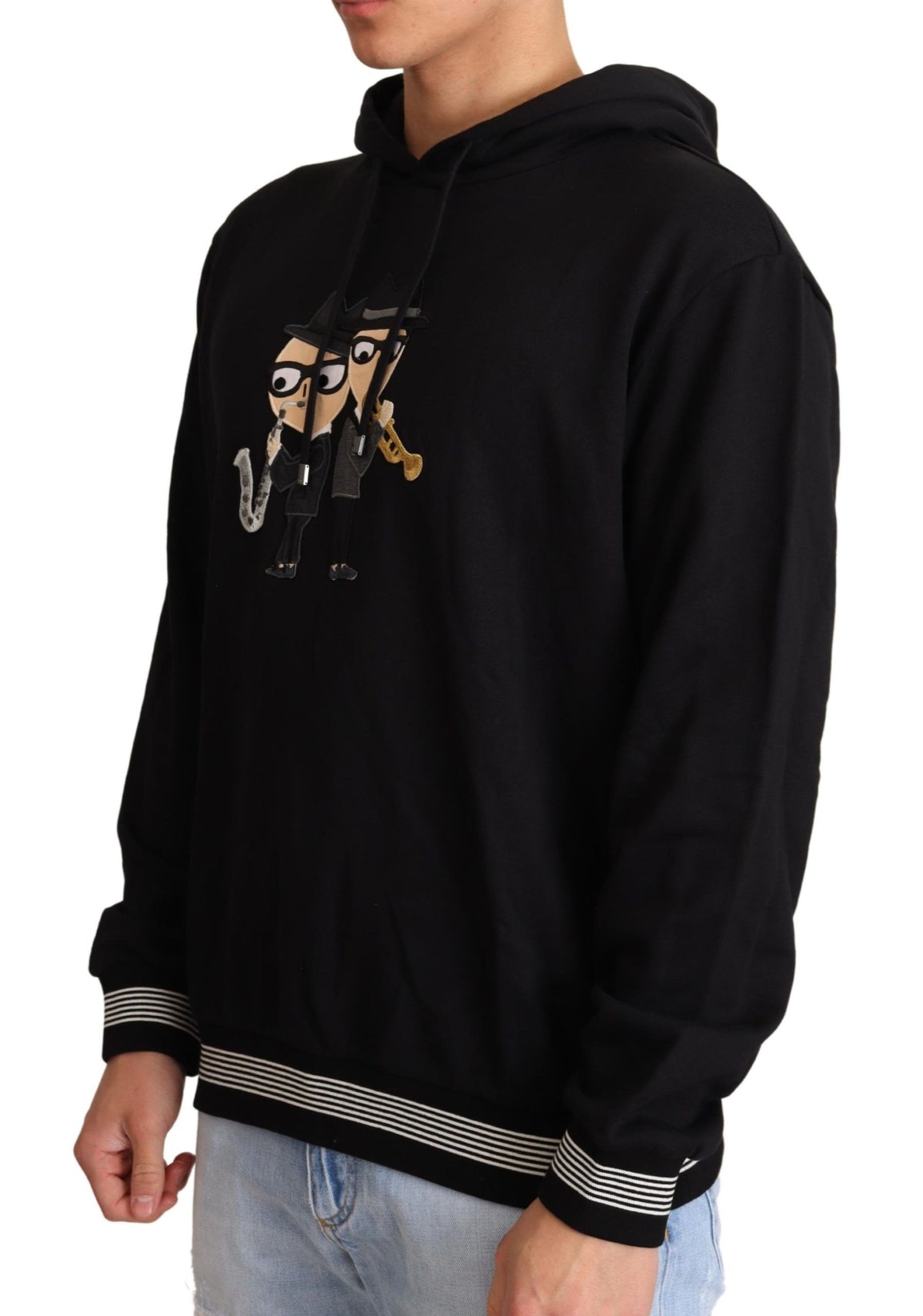 Dolce & Gabbana hoodies for men in black, product view 2