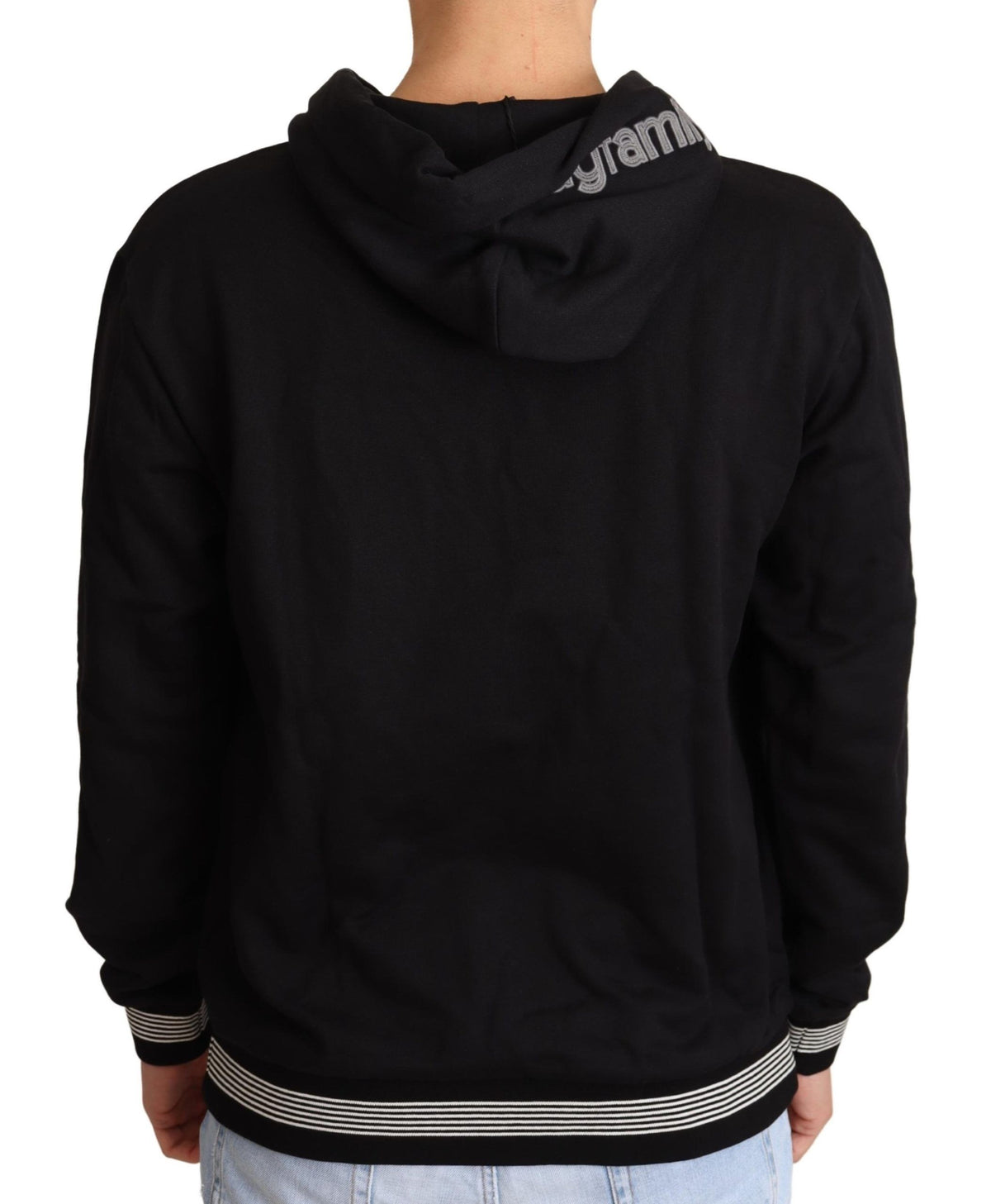 Dolce & Gabbana hoodies for men in black, product view 3