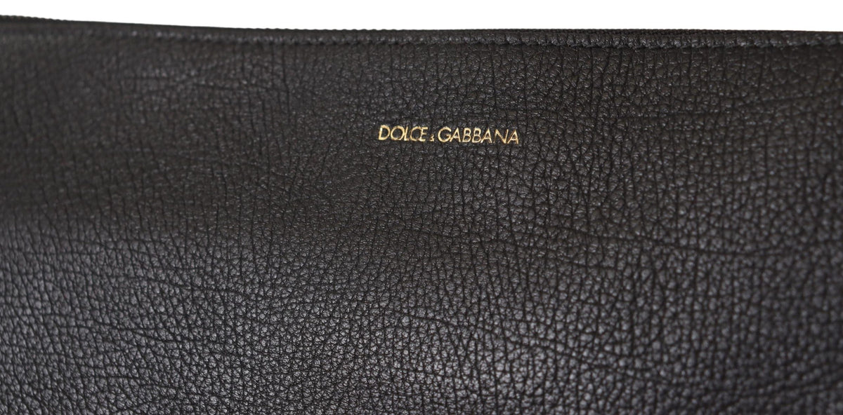 Dolce & Gabbana leather bags for men in black, product view 4