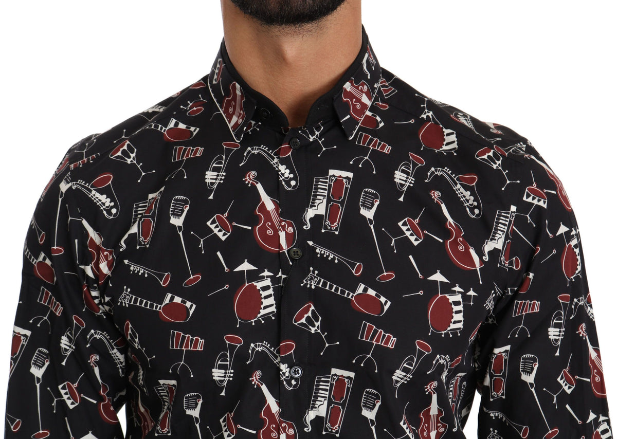 Dolce & Gabbana long sleeve for men in black, product view 5