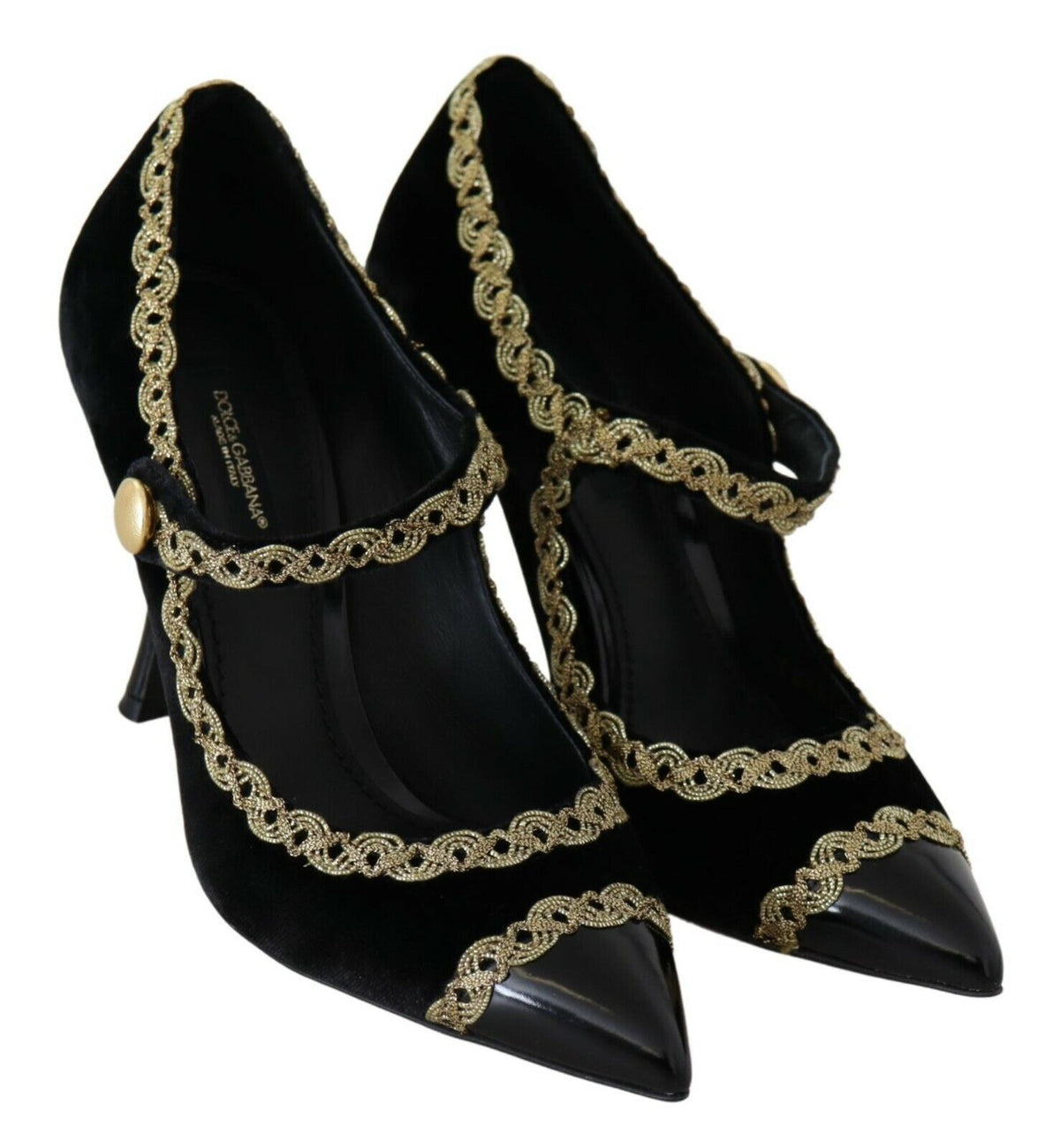 Dolce & Gabbana mid heel for women in black, product view 6