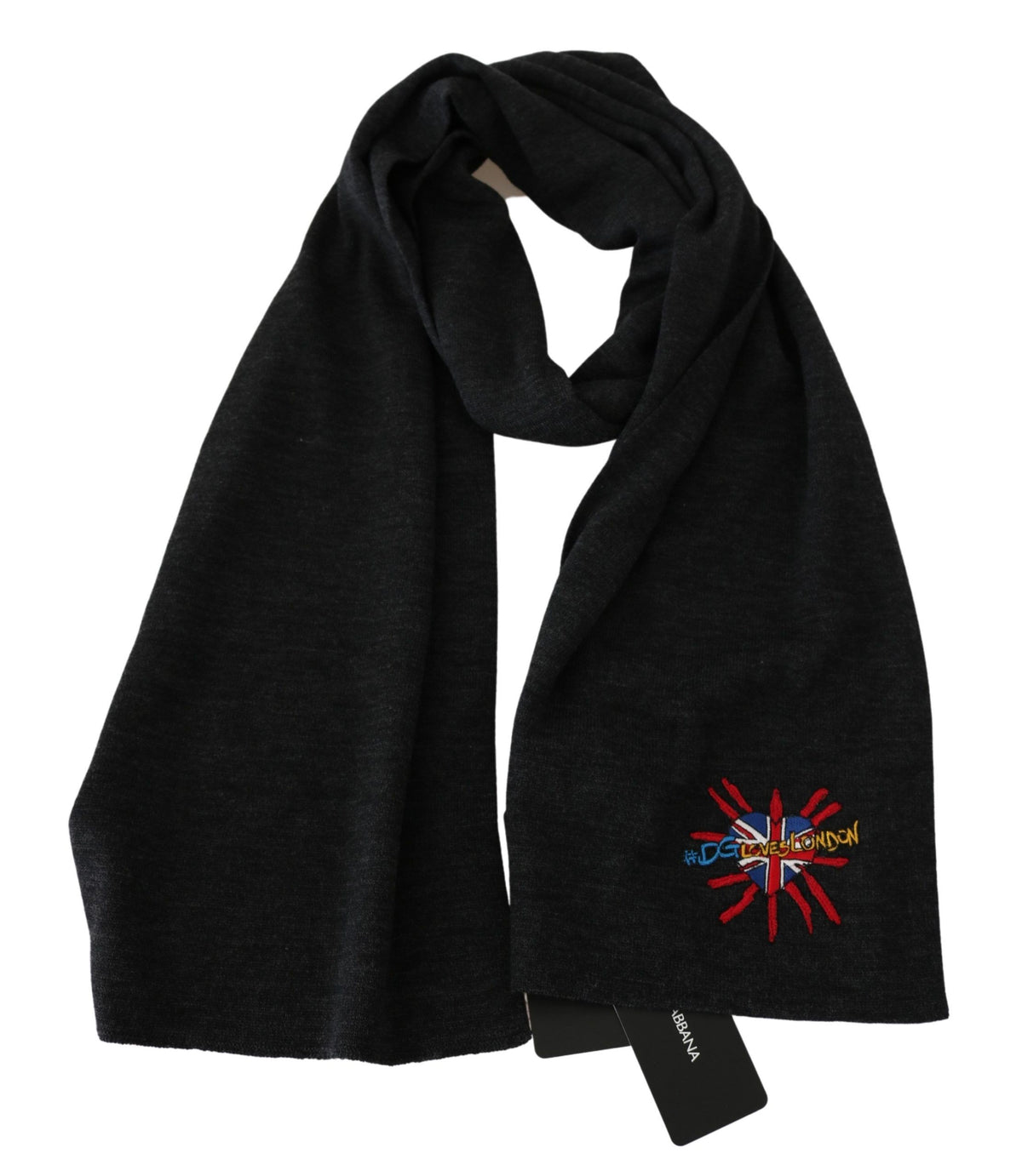 Dolce & Gabbana scarves for unisex in black, product view 3