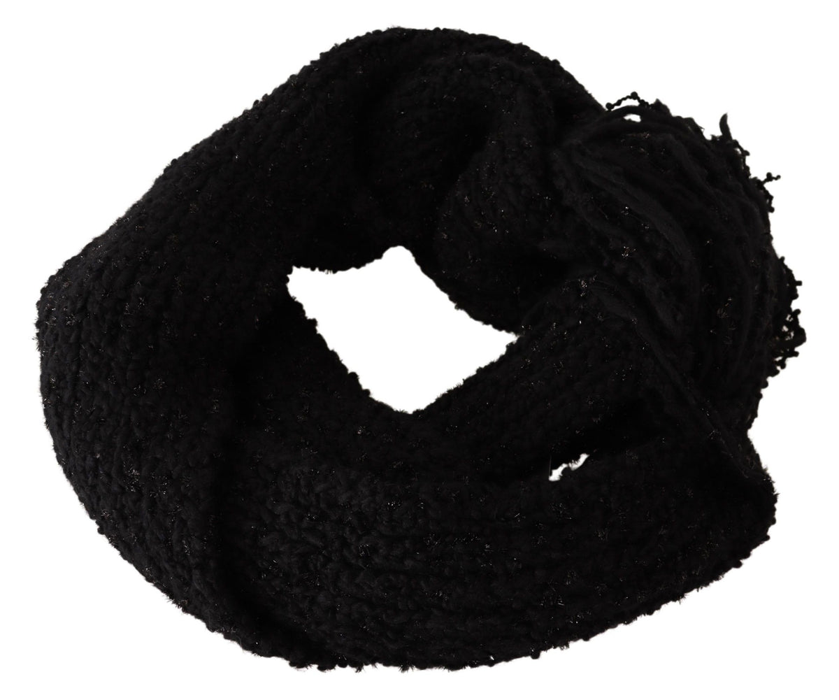 Dolce & Gabbana scarves for women in black, product view 3