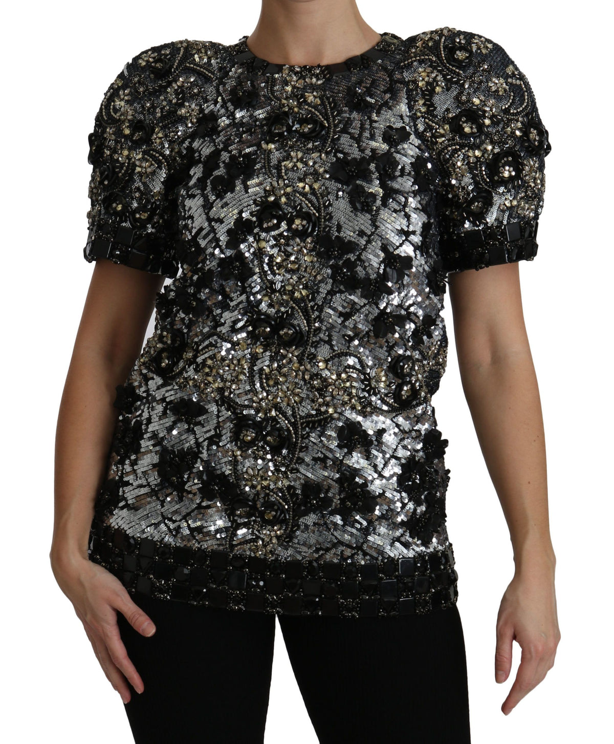 Dolce & Gabbana shortsleeve for women in black, product view 6