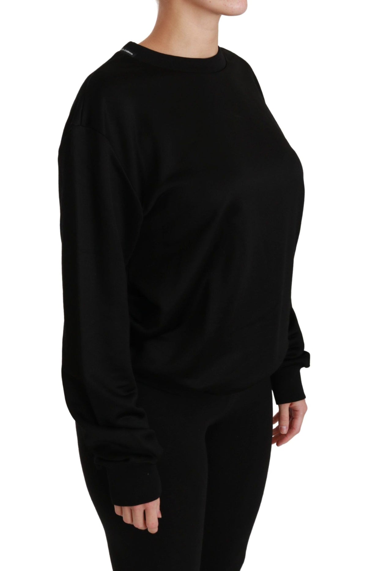 Dolce & Gabbana sweatshirts for women in black, product view 2