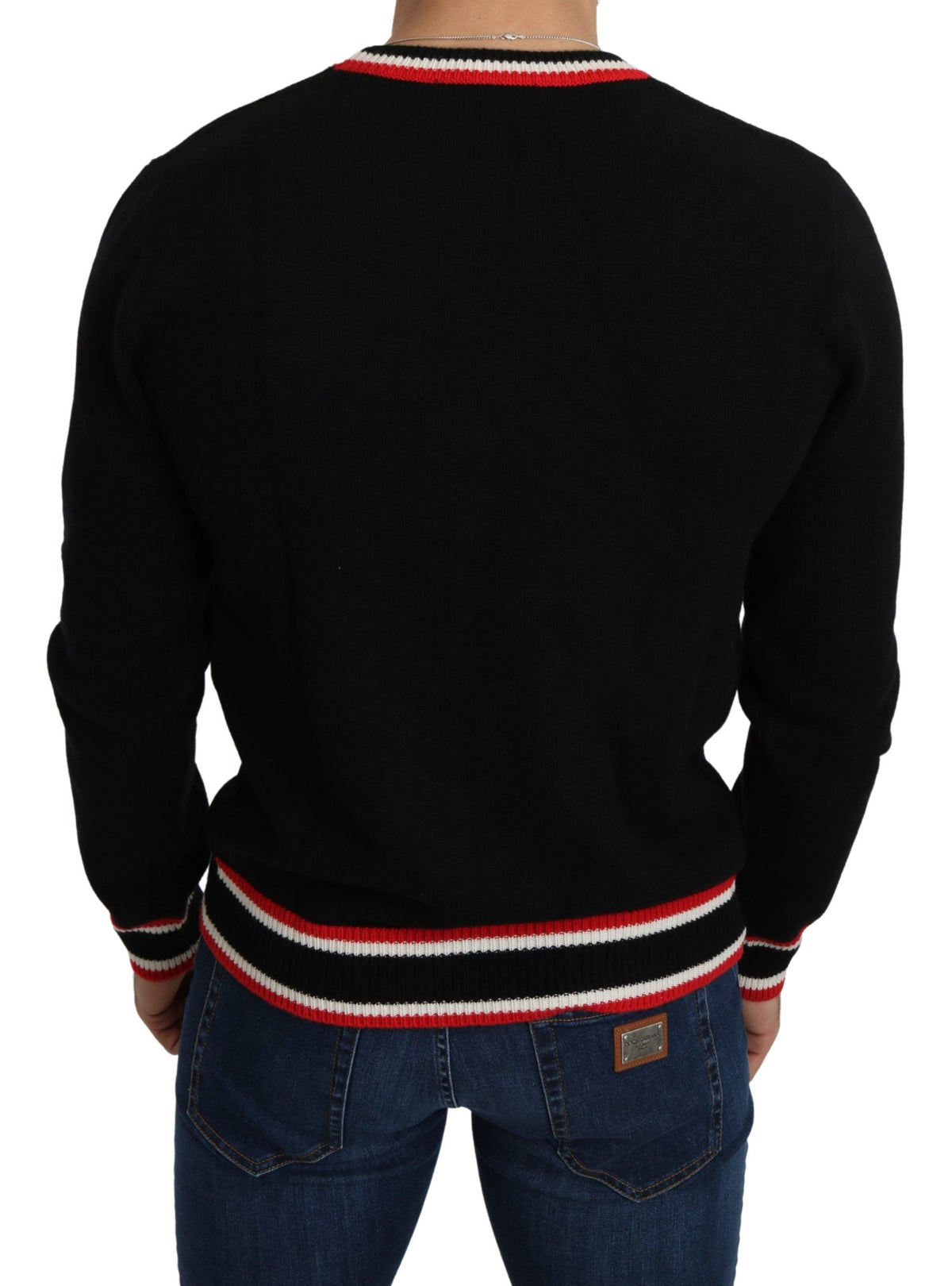 Dolce & Gabbana sweatshirts for men in black, product view 3