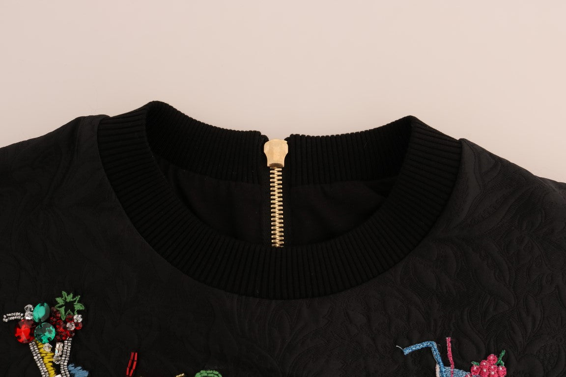 Dolce & Gabbana sweatshirts for women in black, product view 5