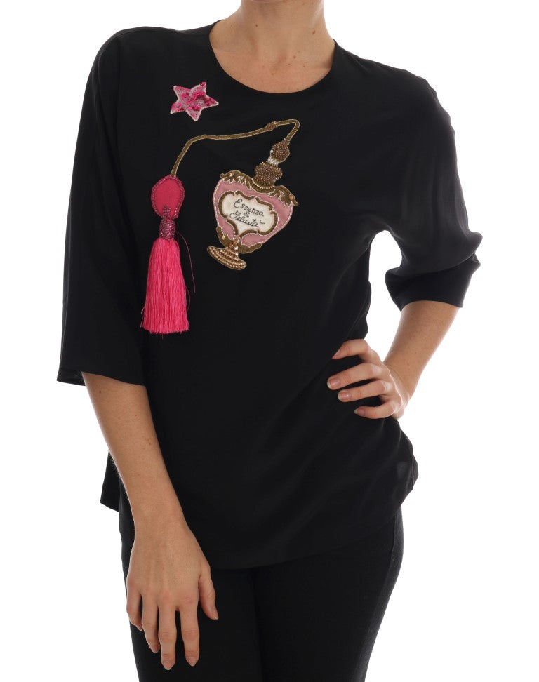 Dolce & Gabbana t-shirts for women in black, product view 1