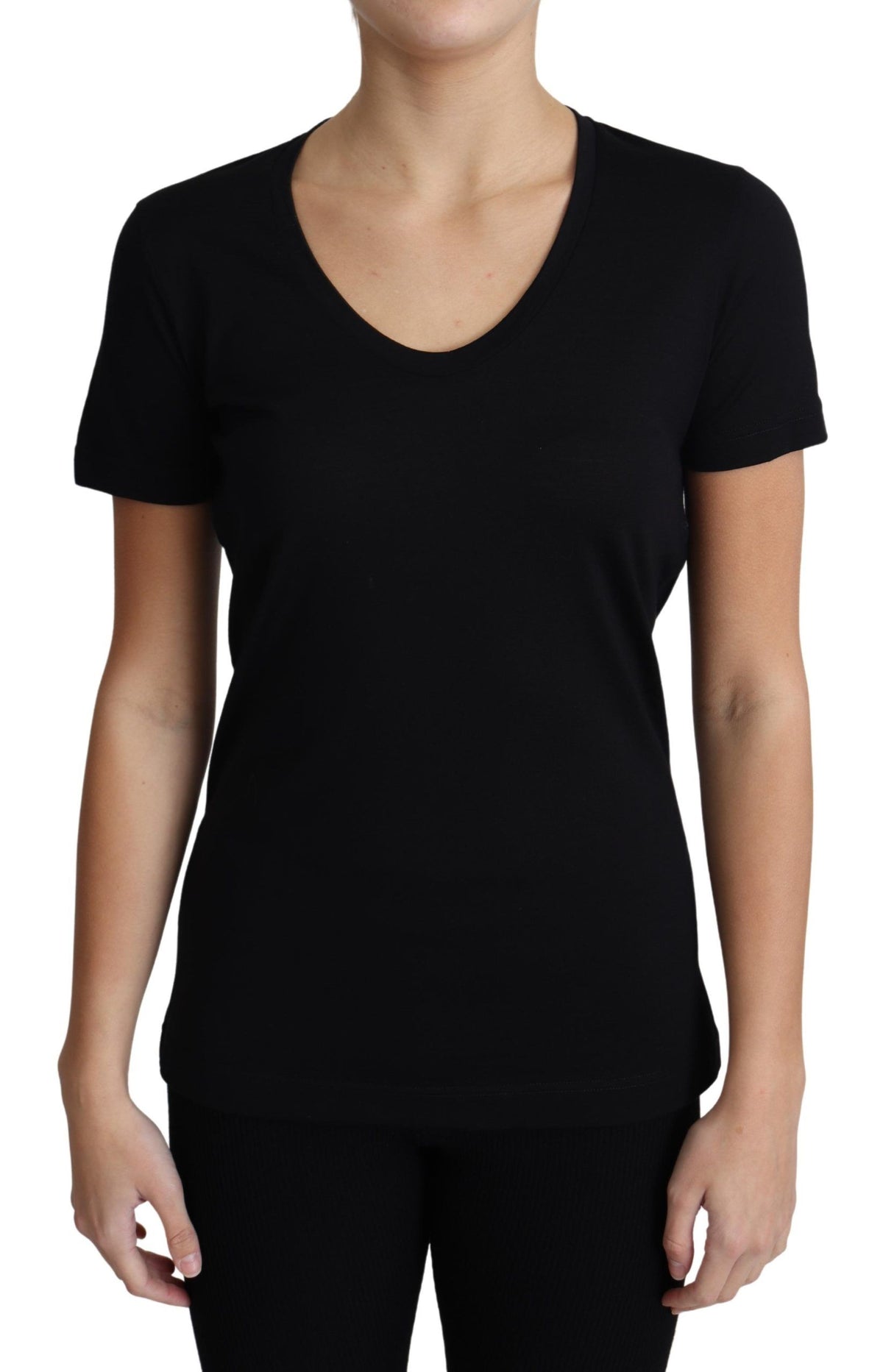 Dolce & Gabbana t-shirts for women in black, product view 1