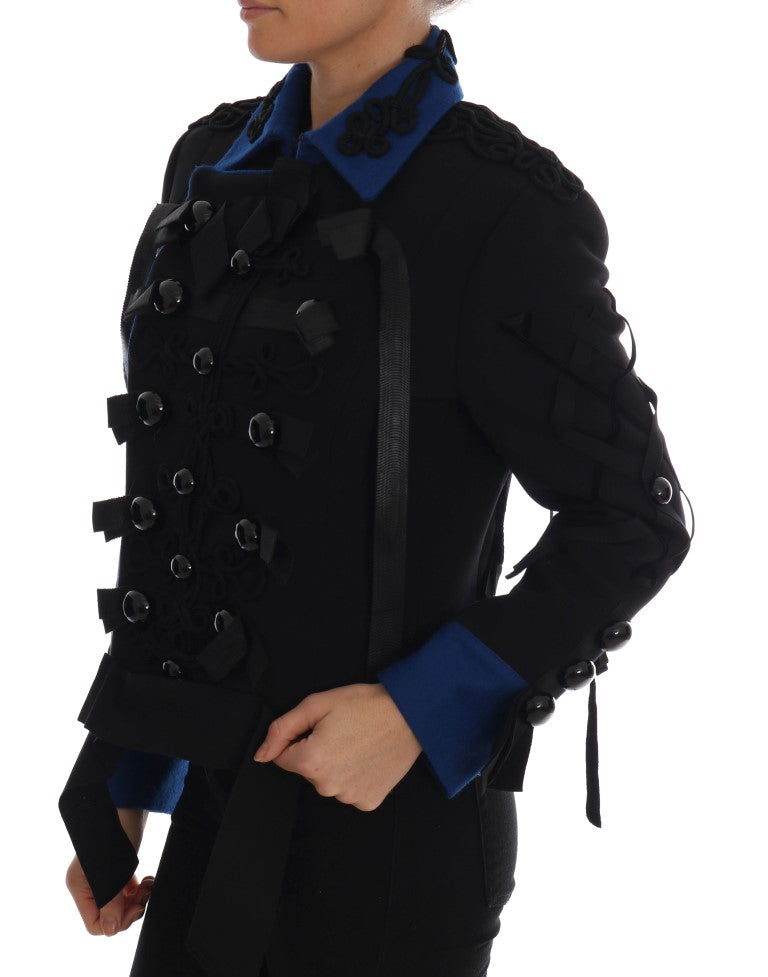 Dolce & Gabbana trench coats for women in black, product view 2