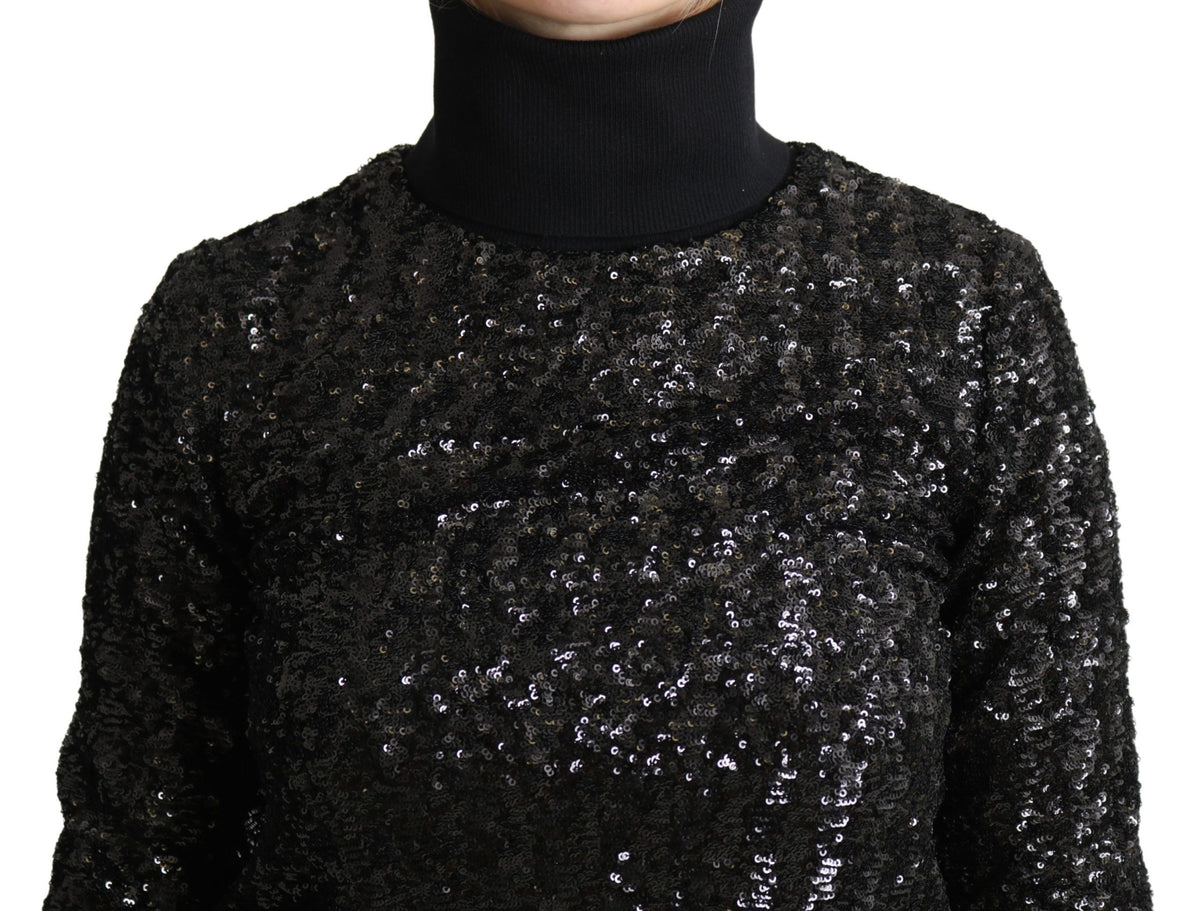 Dolce & Gabbana turtlenecks for women in black, product view 5