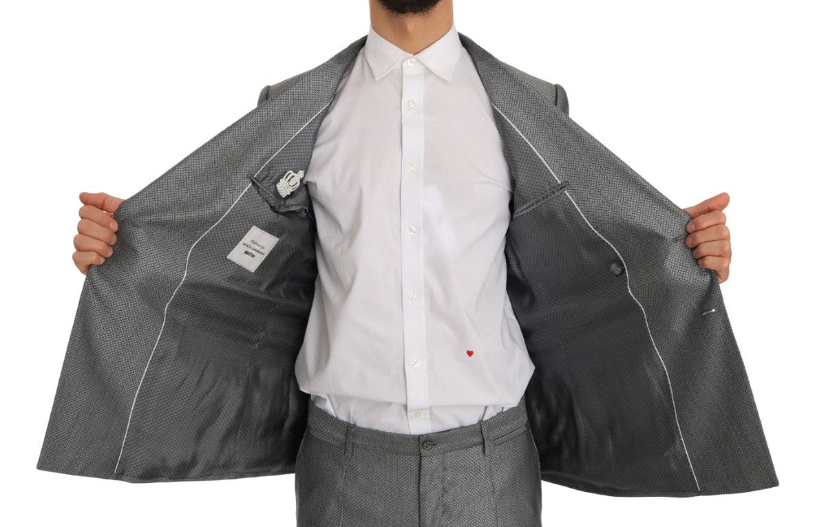 Dolce & Gabbana two-piece suits for men in black, product view 4