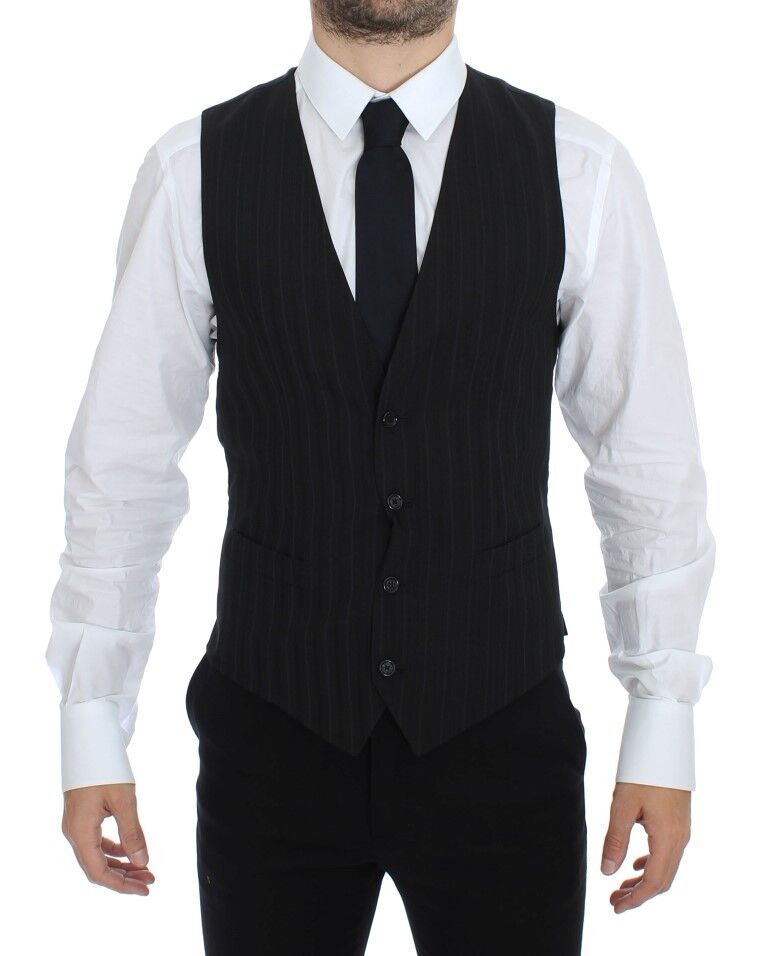 Dolce & Gabbana waistcoats for men in black, product view 1