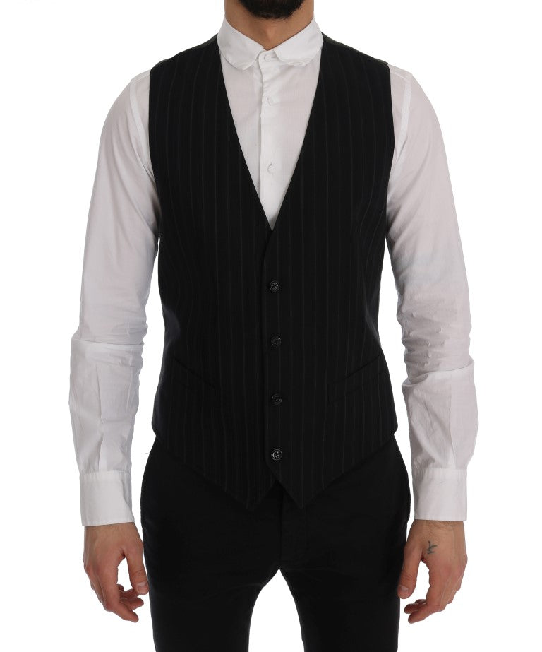 Dolce & Gabbana waistcoats for men in black, product view 1