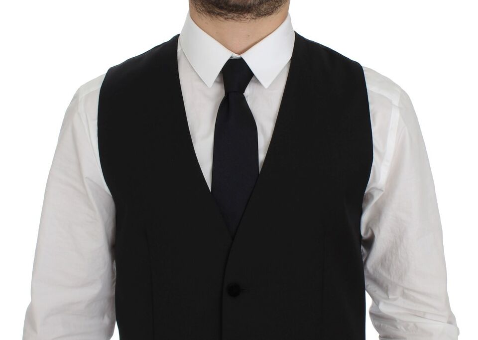 Dolce & Gabbana waistcoats for men in black, product view 2
