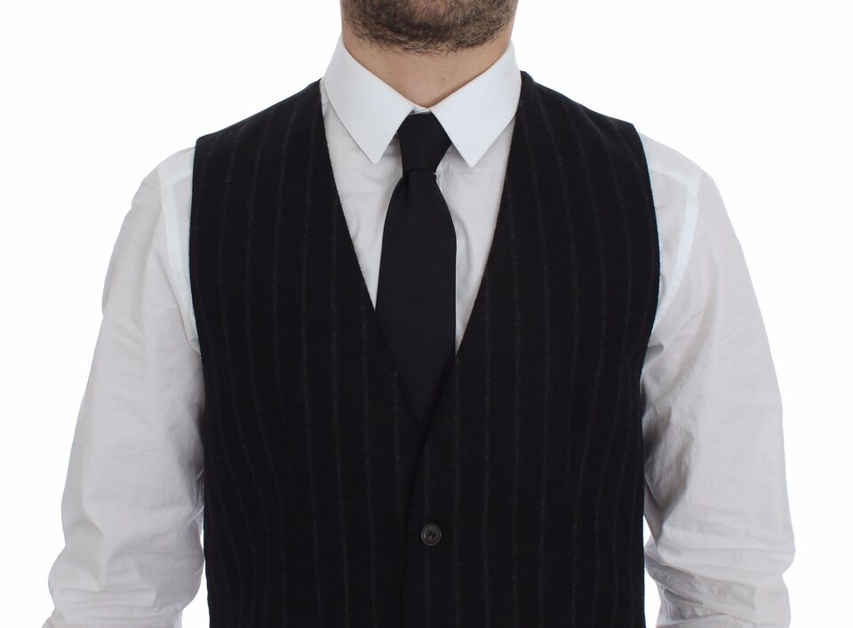 Dolce & Gabbana waistcoats for men in black, product view 2