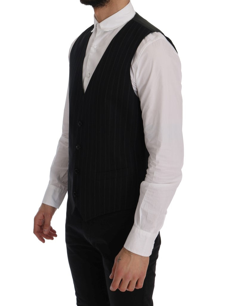 Dolce & Gabbana waistcoats for men in black, product view 2