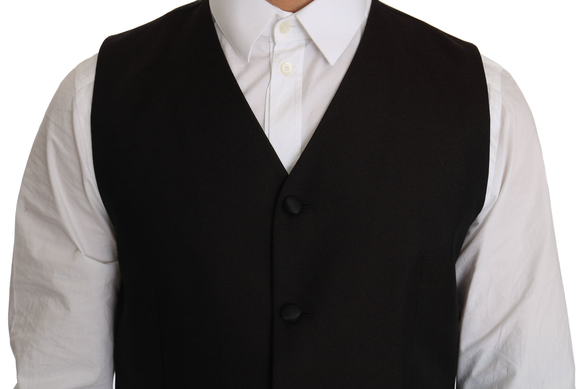Dolce & Gabbana waistcoats for men in black, product view 2