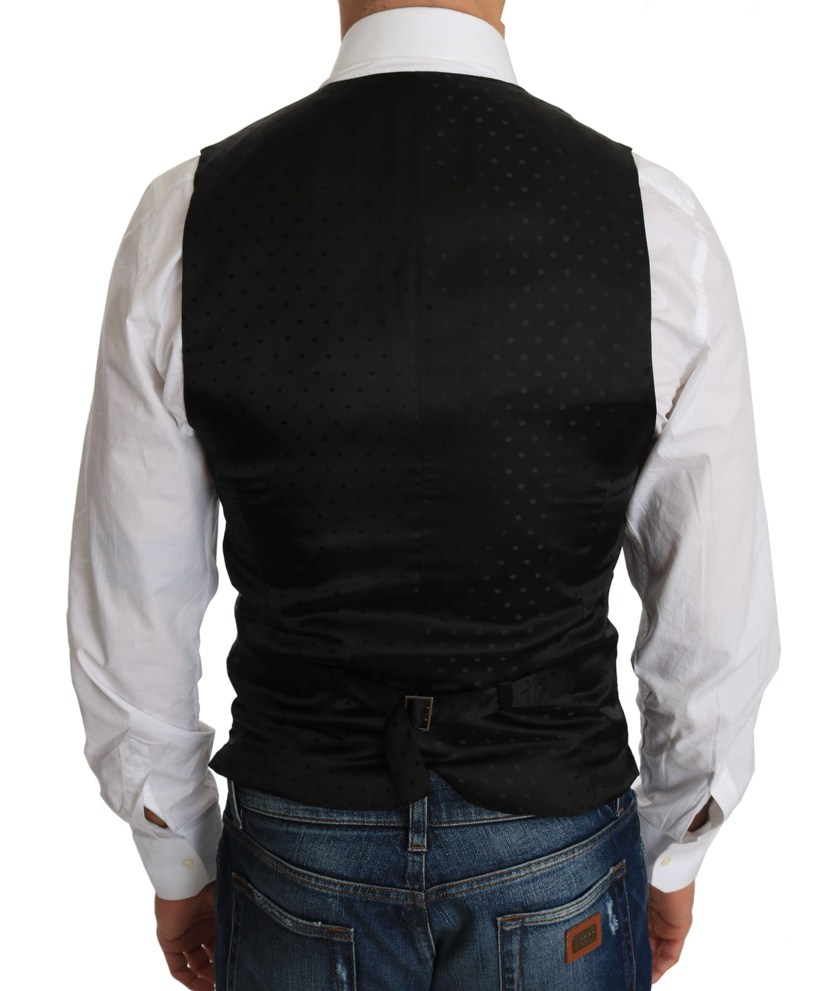 Dolce & Gabbana waistcoats for men in black, product view 2