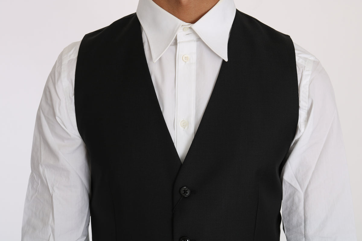 Dolce & Gabbana waistcoats for men in black, product view 2