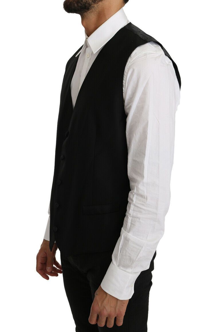 Dolce & Gabbana waistcoats for men in black, product view 2