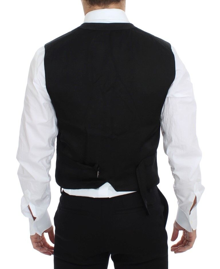Dolce & Gabbana waistcoats for men in black, product view 3