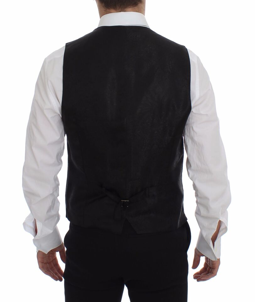 Dolce & Gabbana waistcoats for men in black, product view 3