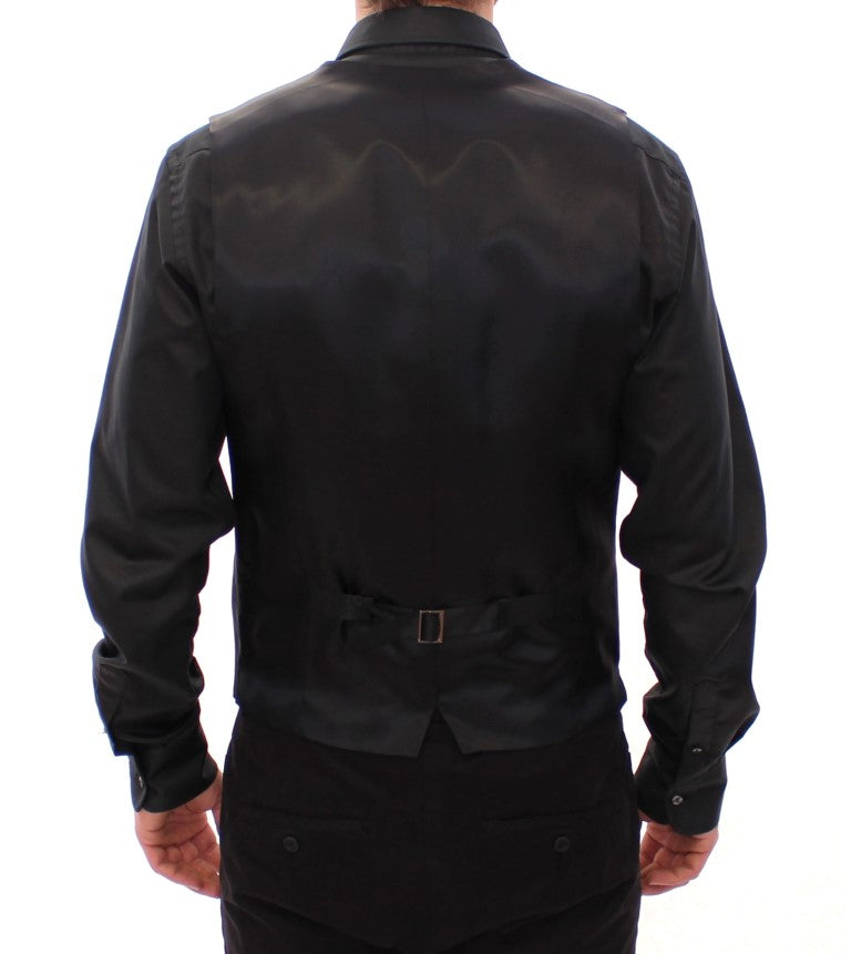 Dolce & Gabbana waistcoats for men in black, product view 3