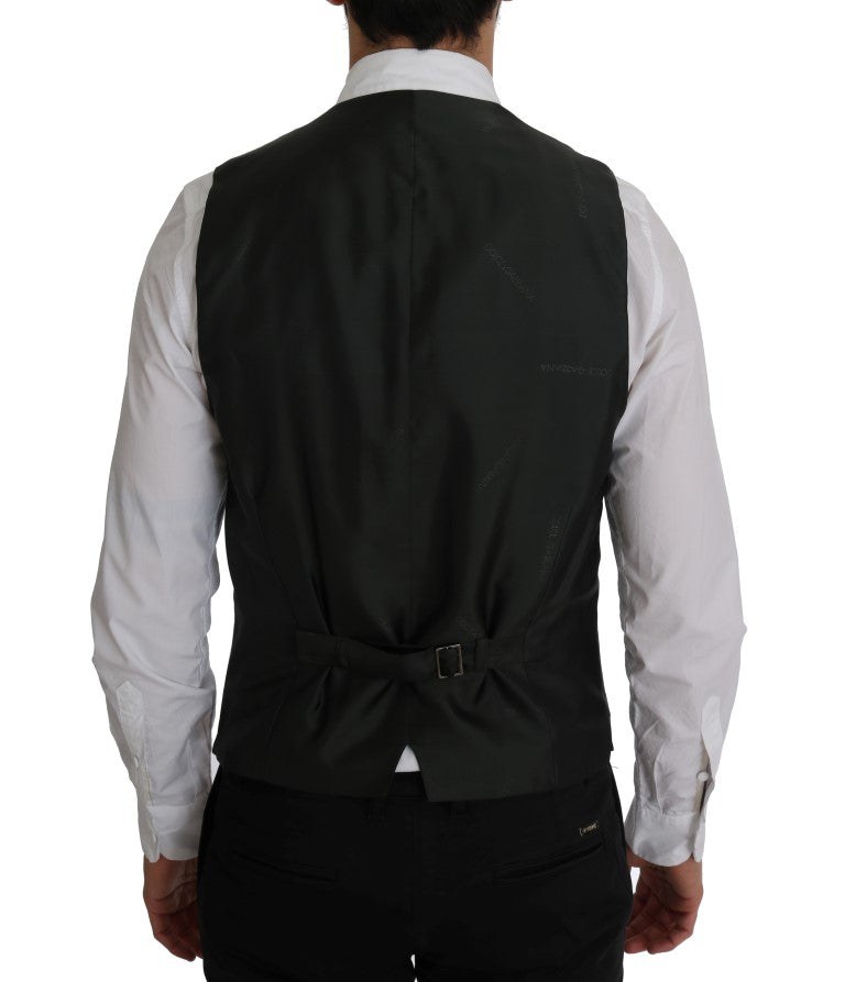 Dolce & Gabbana waistcoats for men in black, product view 3